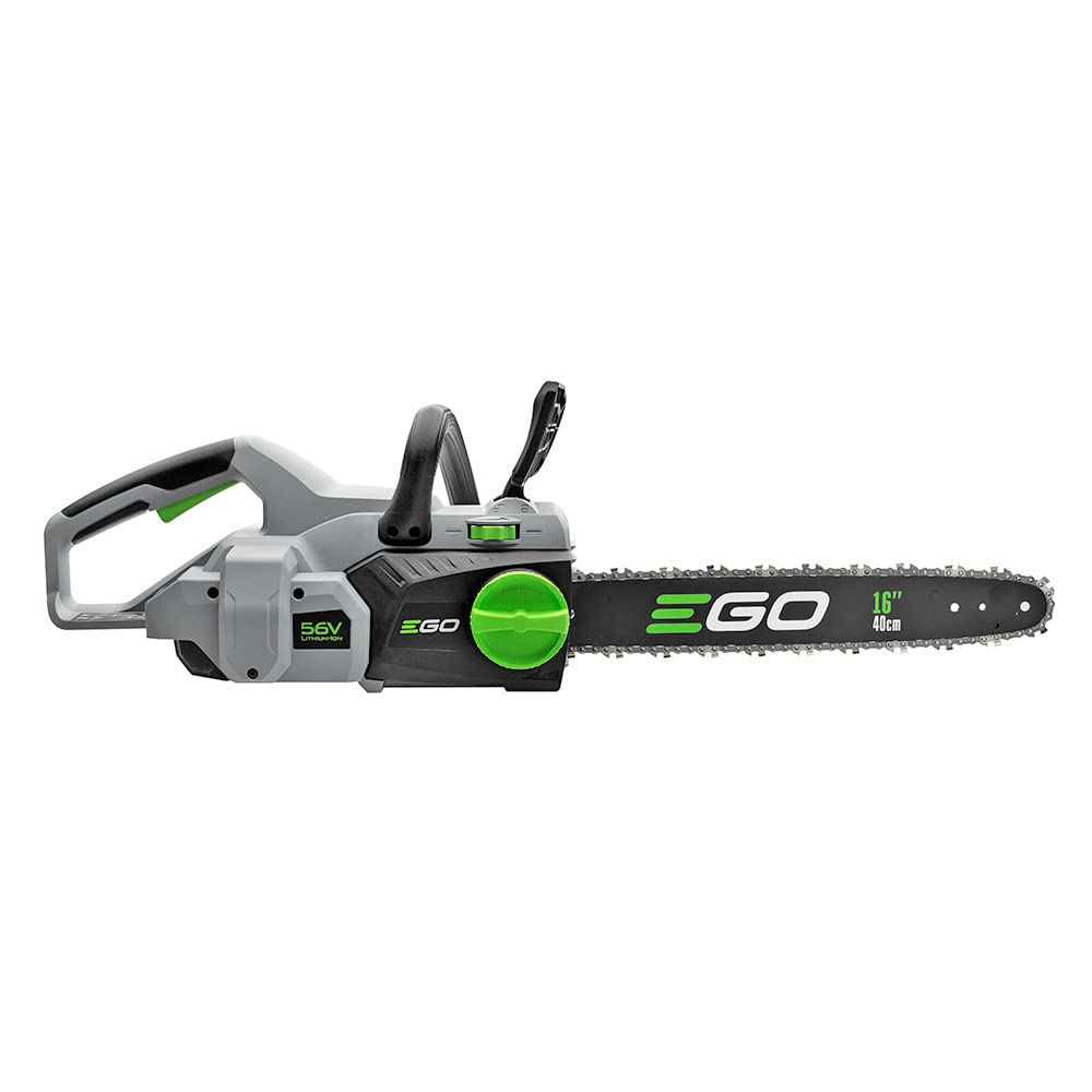 EGO POWER+ Chain Saw, 12" Battery Powered Chainsaw, Electric Cordless, Includes 56V 2.5Ah Battery and Charger - CS1201