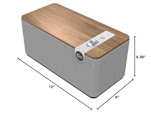 Klipsch The One Plus Premium Bluetooth Speaker System with Two 2.25 Full Range Drivers, 4.5 Woofer, Bluetooth 5.3 with Up to 40 ft. of Distance