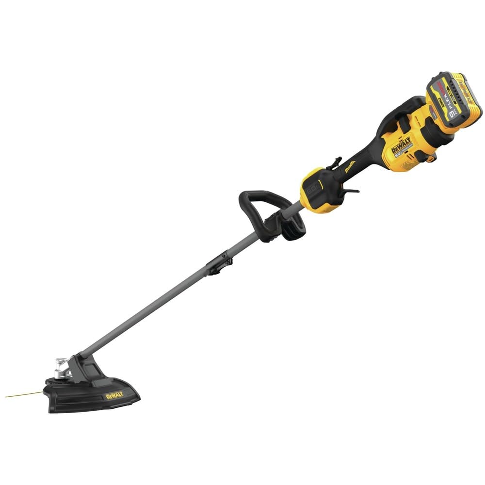 DEWALT 60V Cordless String Trimmer with Battery & Charger Included, 17 Inch, Attachment Capable (DCST972X1)