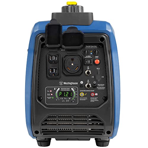 Westinghouse 2550 Peak Watt Super Quiet & Lightweight Portable Inverter Generator, RV Ready 30A Outlet, Gas Powered, Parallel Capable, Long Run Time