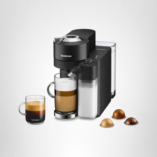 Nespresso Vertuo Lattissima Coffee and Espresso Maker by De'Longhi, Matte Black & Glossy