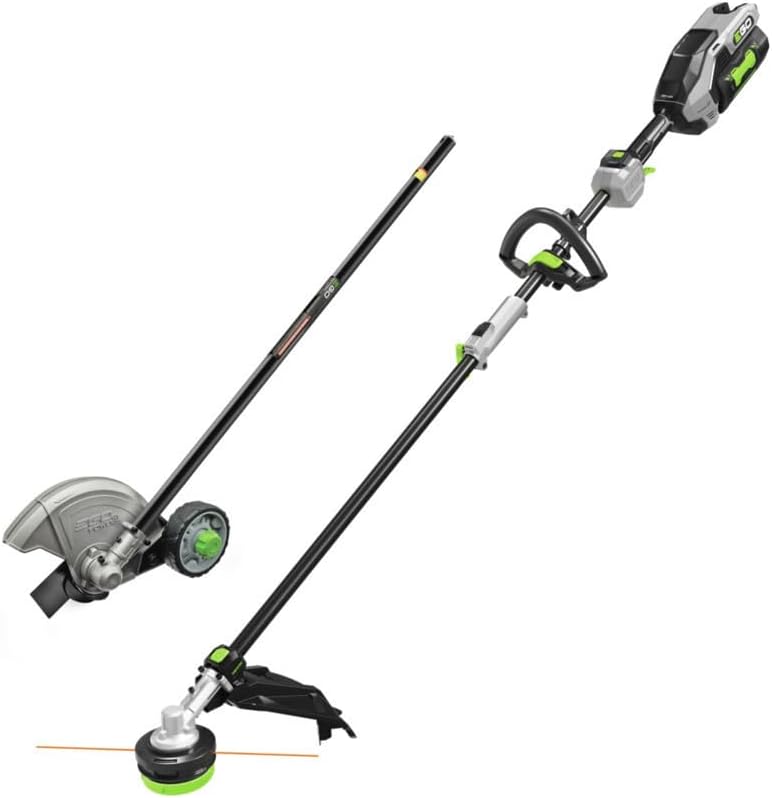 EGO Power+ MHC1603 Multi-Head Combo Kit 16-Inch 56-Volt Carbon Fiber String Trimmer with POWERLOAD & 8-Inch Carbon Fiber Edger Attachment & 56-Volt