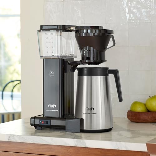 Technivorm Moccamaster 79112 KBT Coffee Brewer, 40 oz, Polished Silver