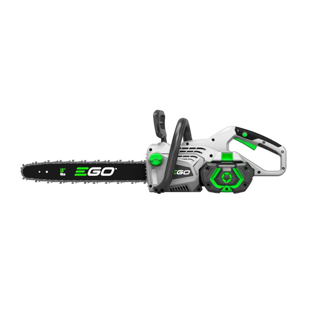EGO POWER+ Chain Saw, 12" Battery Powered Chainsaw, Electric Cordless, Includes 56V 2.5Ah Battery and Charger - CS1201