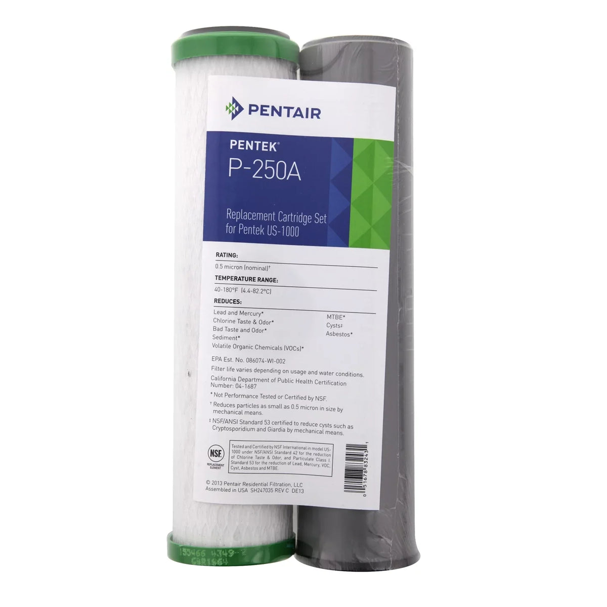 Liquid Pentek Under Filter Set Sink P-250A