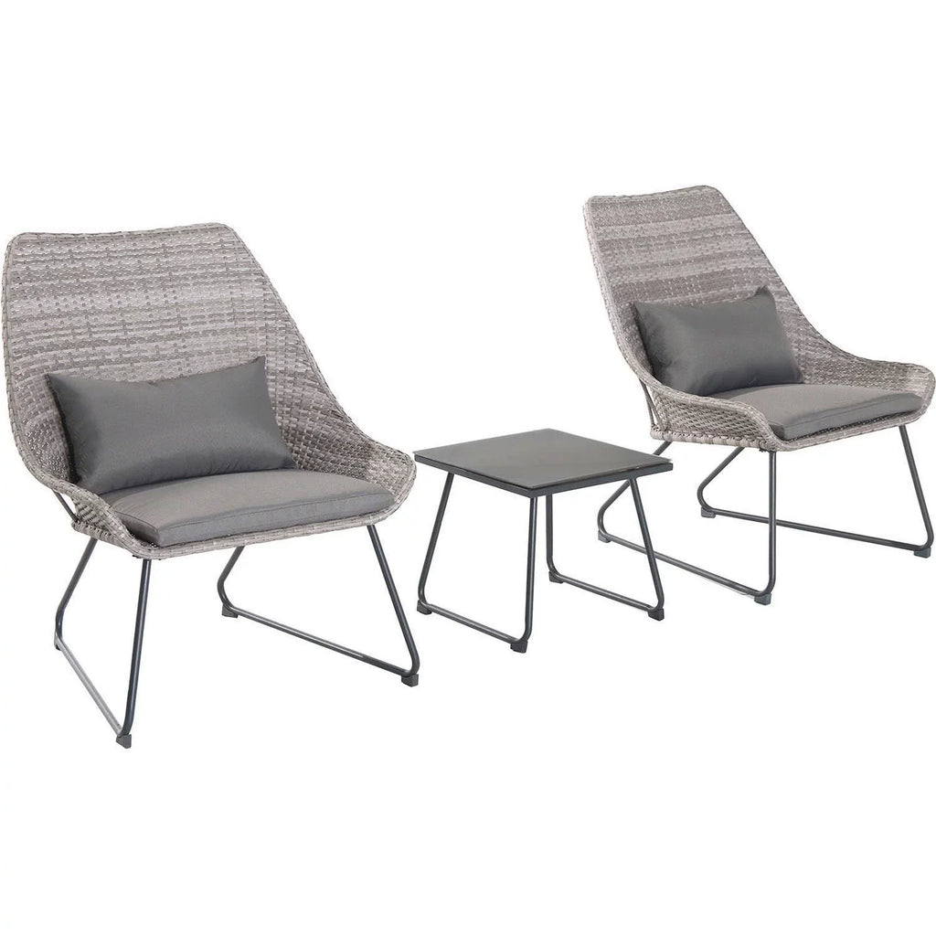 Set Chat Outdoor Wicker 3-Piece Cambridge