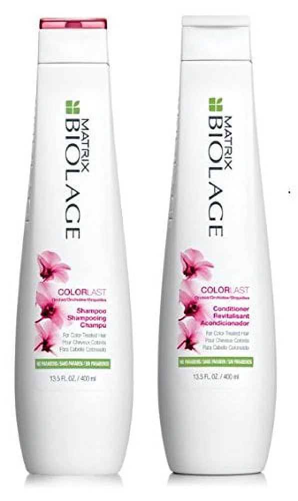 BIOLAGE 2 MATRIX SHAMPOO PACK CONDITIONER COLORLAST & 13.5OZ, OF