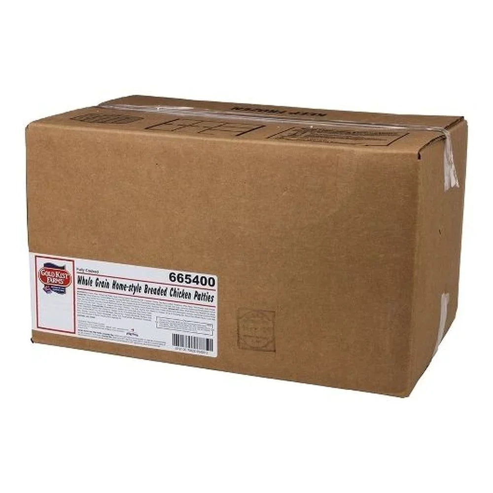 Grain Chicken Breaded Whole Cooked 6 5 case Pound Patty, per Fully -- Gold Homestyle Kist