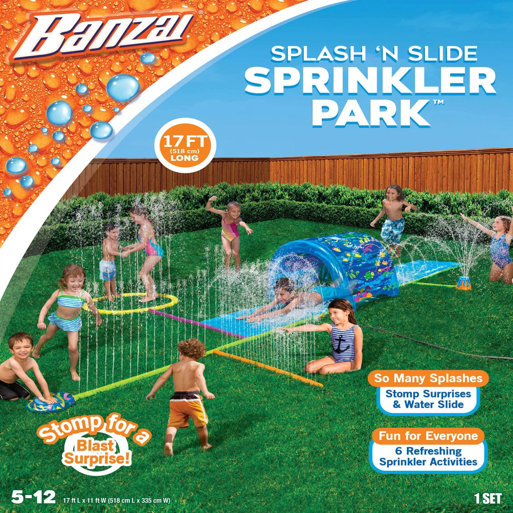Splash Slide - Sprinkler 'N Banzai Refreshing Sprinkler Park Activities 6