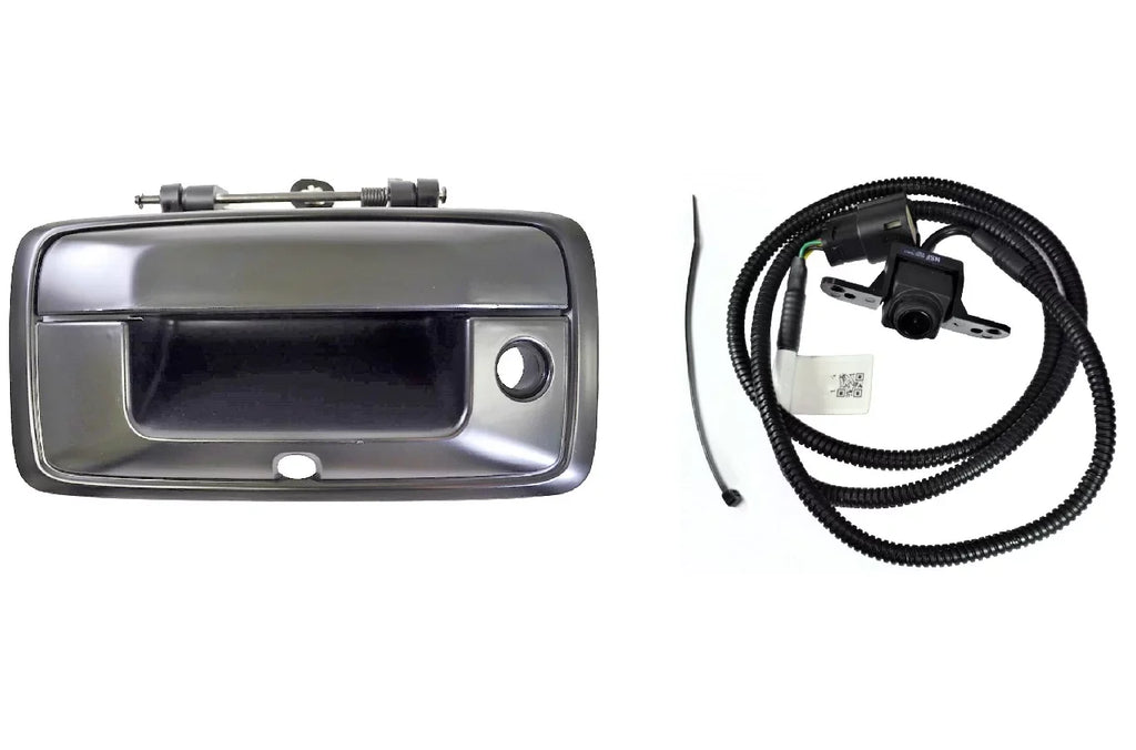 '- Tailgate Assist Primed Up GMC - GM-3549P-BUC with Camera PT Fits select: SIERRA Handle Auto 2014-2015 2014-2015 Black Warehouse CHEVROLET Park SILVERADO, Back