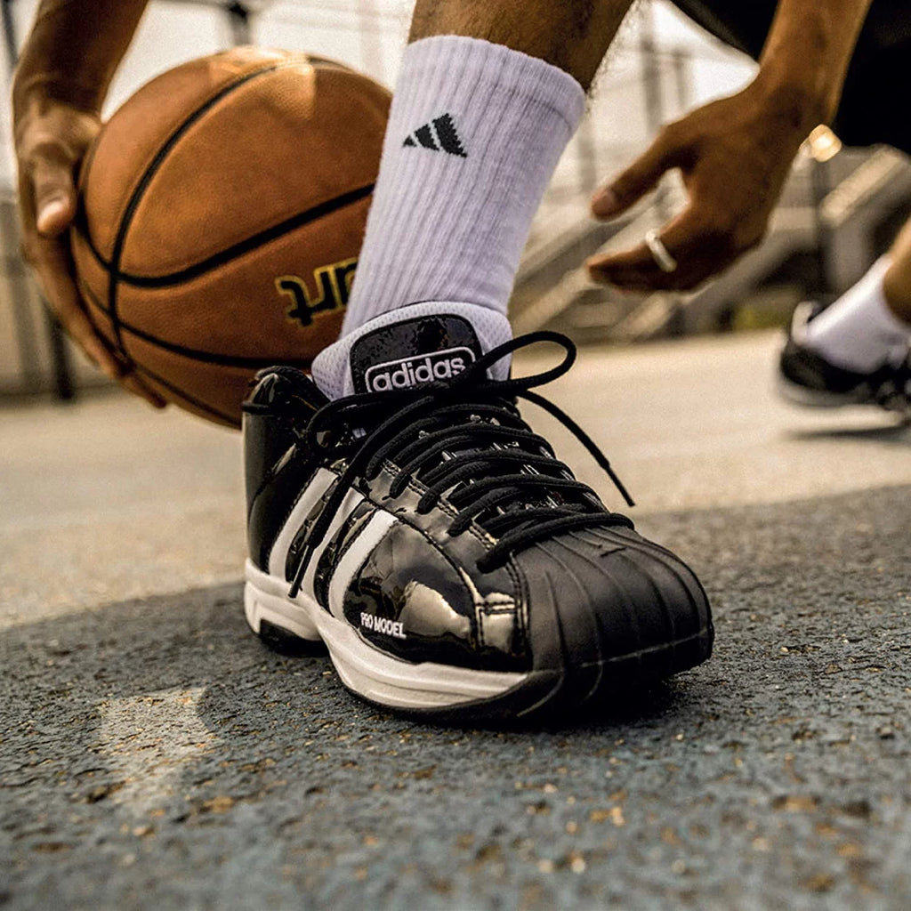 adidas Socks X-Large (1-Pair) Crew Basketball Creator Unisex-Adult White/Black 365