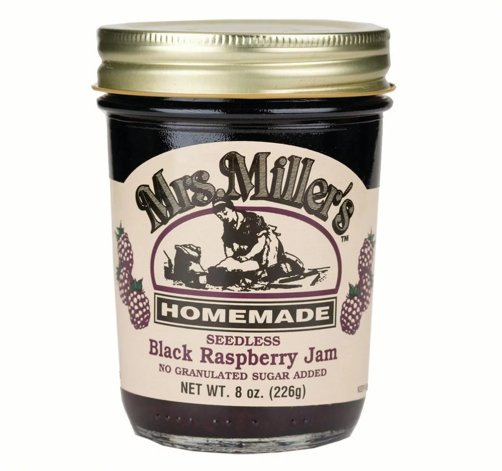 No Mrs. Jars oz. Seedless 2-Pack Homemade Miller's 8 Sugar Raspberry Black Jam,