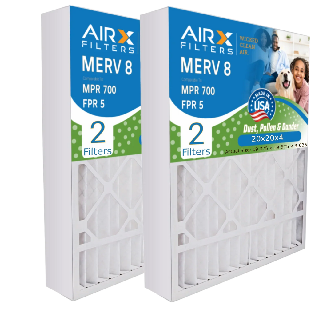 MPR FPR HVAC MERV 20x20x4 to 20x20x4 USA Air AC & Filters WICKED AIRX Made CLEAN Filter Pack Comparable 8 Premium FILTERS AIR. 700 2 5 Furnace by Filter