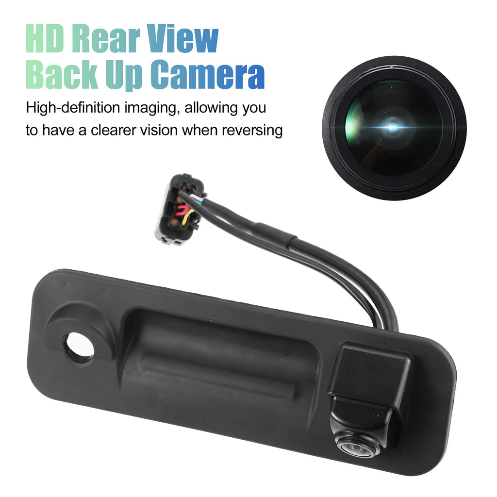 2015-2017 Hyundai Plastic 95760-E6201  Back Sonata Camera View Rear for Up Liquidproof Black