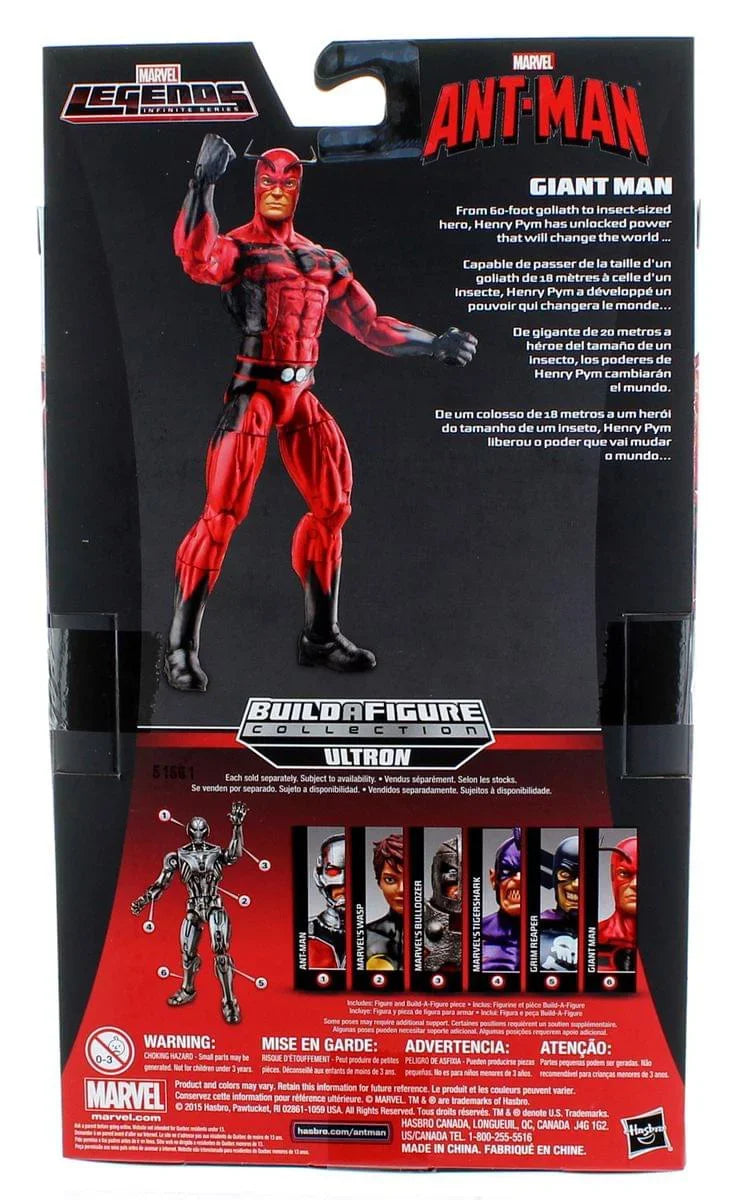 Legends Figure Marvel Giant Man Series Infinite Ant-Man Action 6"