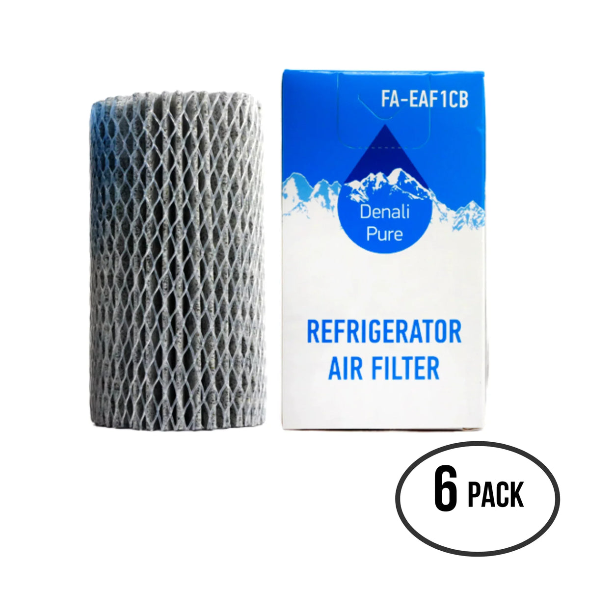 with Electrolux Filter Electrolux Compatible Air EI24WC75HS0 Refrigerator Fridge 46-9917 Replacement 6-Pack - Air Filter for EAF1CB,