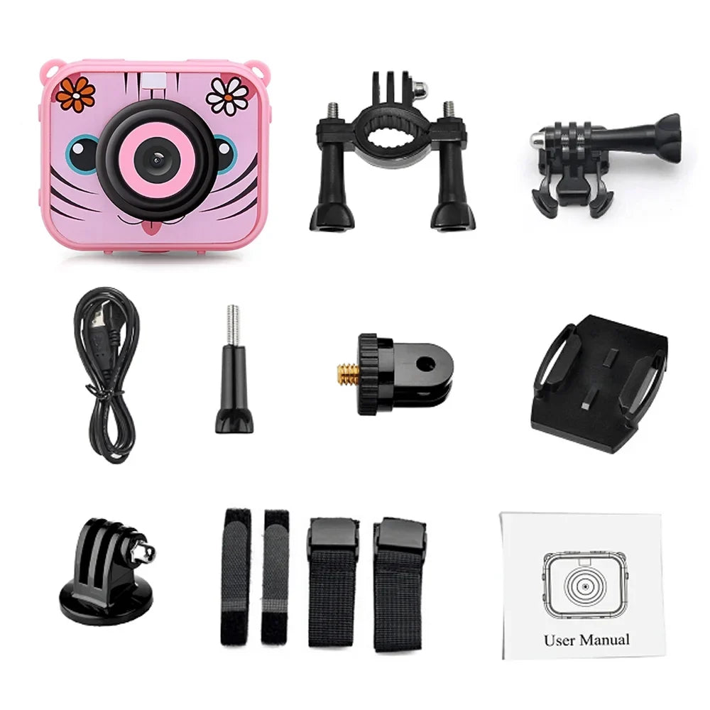Camera Hunya Camera,12mp Battery Laojia Video Battery Liquidproof Video 30m 30m Built-in Children Kids New Built-in