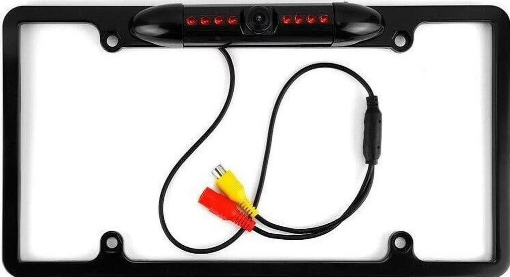 ILXF411 Camera License ILX-F411 Plate ALPINE Rearview Black Backup Frame for
