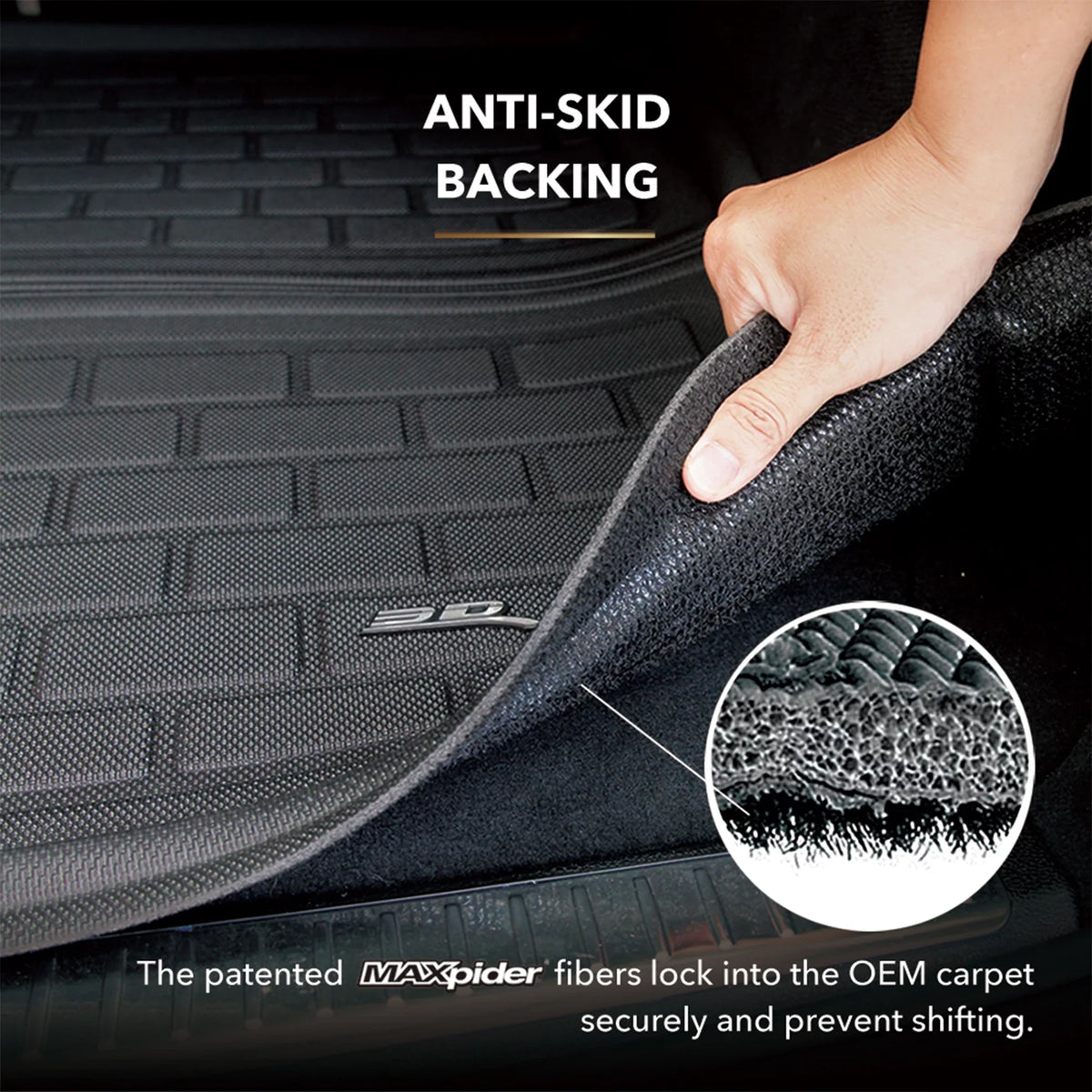 (BLACK) CX-5 3D Cargo MAXpider Cargo MAZDA r KAGU r - with 2013-2016 compatible