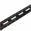Heavy Vertical Long Mall "DC 8-ft Trailers" Steel Trucks, for Cargo Rails, E-Track TieDowns | Duty Four Etrack Powder Coated Rails