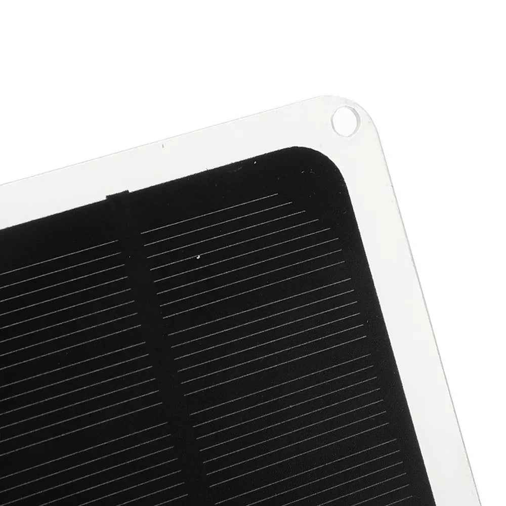 Outdoor Panel Tool, - Light/Fan Portable Panels Removable USB, Camping/Hiking, Car Solar 20W Recharging Silicon Monocrystalline