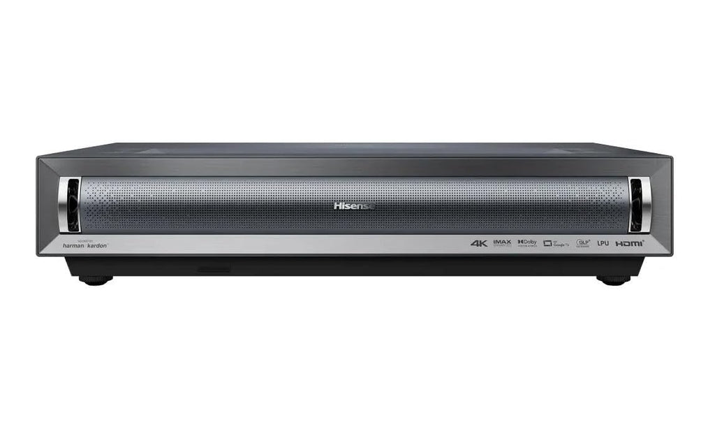 Hisense PX3-PRO Ultra Short Throw Triple Laser Projector, 4K UHD, 80 C 150, 3,000 Lumens, 3000:1 Contrast, Dolby Vision & Atmos, IMAX Enhanced, 240