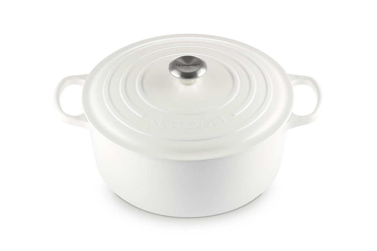 Le Creuset Enameled Cast Iron Signature Round Dutch Oven, 7.25 qt., Licorice