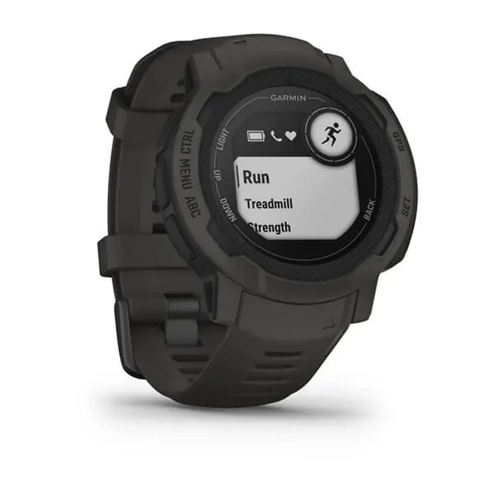Garmin Instinct 2 Solar, Smaller-Sized Rugged Outdoor Watch with GPS, with Solar Charging Capabilities, Built for All Elements, Multi-GNSS Support