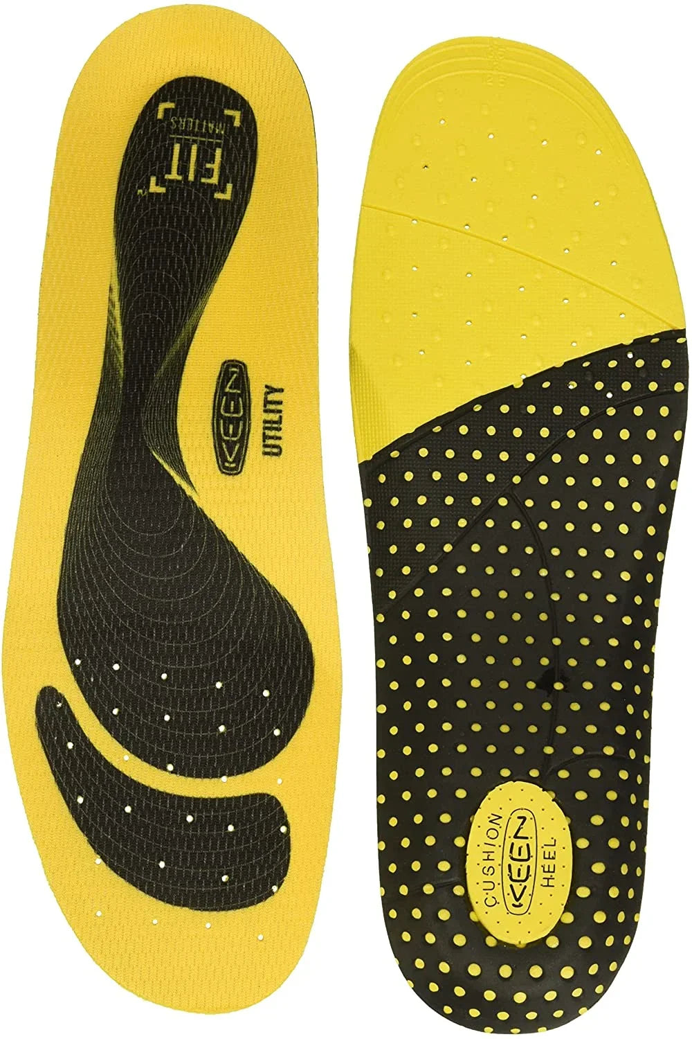 L Work for Neutral KEEN Insole Arch Utility with Yellow K-10 Replacement Boots Pad Heel in Support Mens