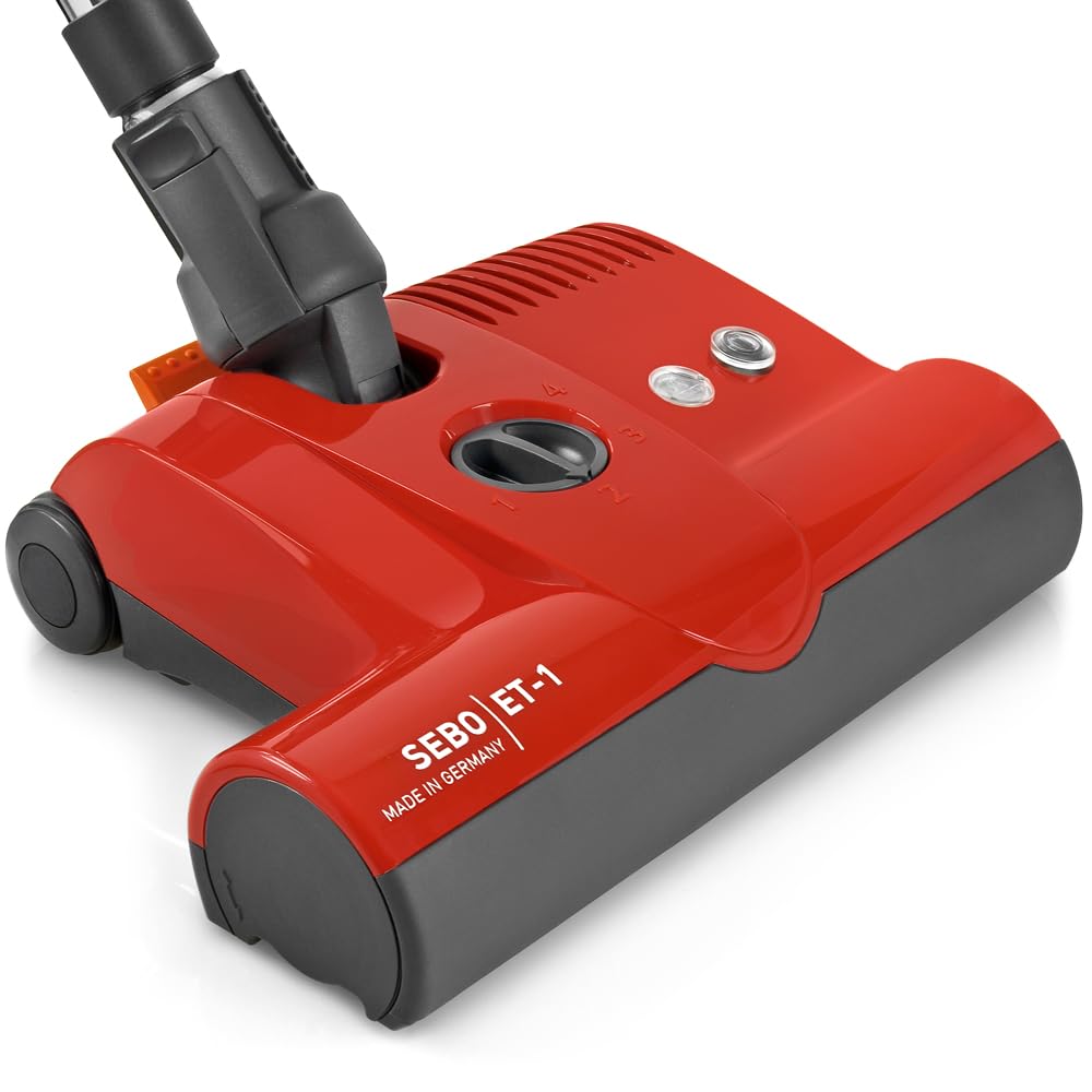 SEBO 9687AM AIRBELT K3 Premium Canister Vacuum Cleaner with 7-Year Motor Warranty, Comes with Powerful ET-1 Powerhead for Pets and Carpeting +