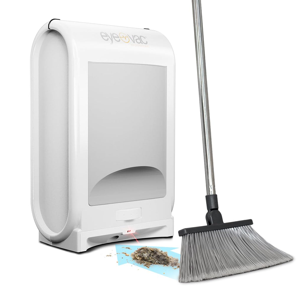 EyeVac Pro Touchless Vacuum Automatic Dustpan - Ultra Fast & Powerful - Great for Sweeping Salon Pet Hair Food Dirt Kitchen, Corded Canister Vacuum