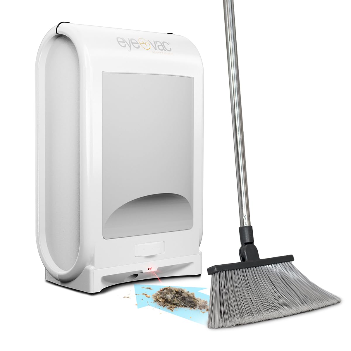 EyeVac Pro Touchless Vacuum Automatic Dustpan - Ultra Fast & Powerful - Great for Sweeping Salon Pet Hair Food Dirt Kitchen, Corded Canister Vacuum
