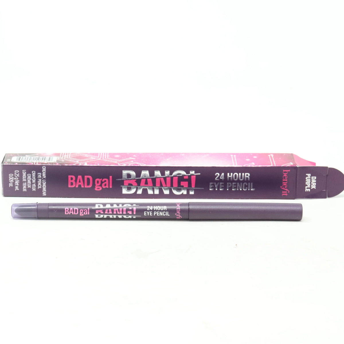 Benefit 0.009oz/0.25g 24 Box Bad Eye Dark With Gal Hour Bang! New Pencil Purple