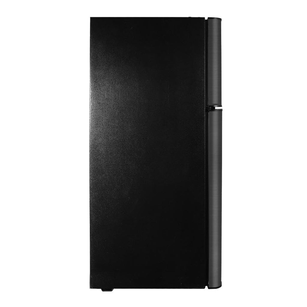 Frigidaire, 2 Door Apartment Size Refrigerator with Freezer, 7.5 cu ft, Adjustable Spill-Proof Shelves, Door & Crisper Bins, Platinum Silver, Garage