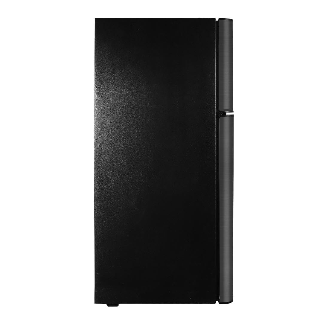 Frigidaire, 2 Door Apartment Size Refrigerator with Freezer, 7.5 cu ft, Adjustable Spill-Proof Shelves, Door & Crisper Bins, Platinum Silver, Garage