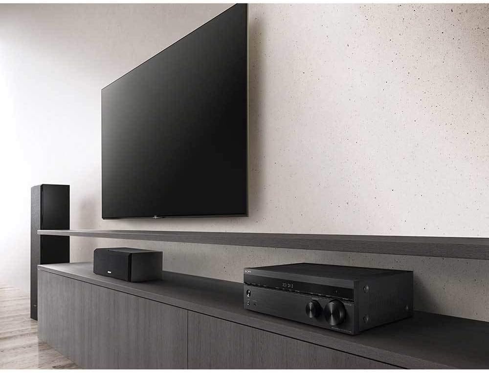 Sony STRDH590 5.2 Channel Surround Sound Home Theater Receiver: 4K HDR AV Receiver with Bluetooth,Black