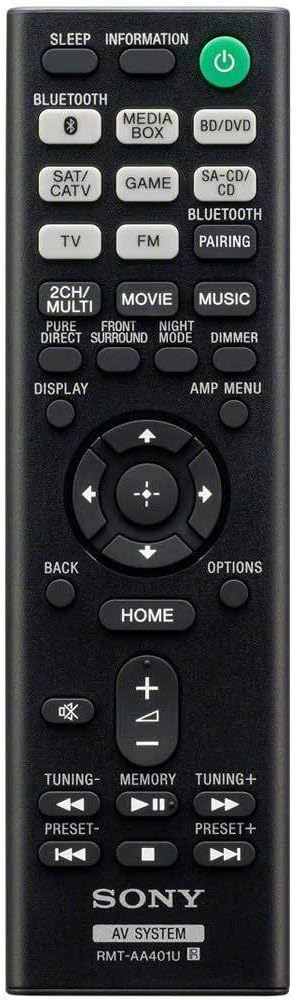 Sony STRDH590 5.2 Channel Surround Sound Home Theater Receiver: 4K HDR AV Receiver with Bluetooth,Black