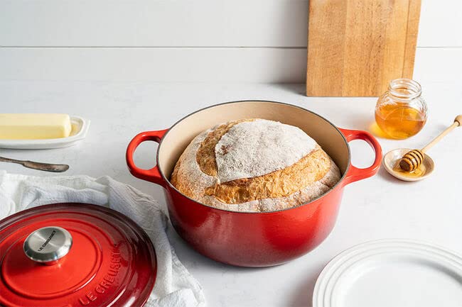 Le Creuset Enameled Cast Iron Signature Round Dutch Oven, 7.25 qt., Licorice