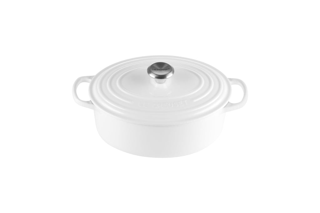 Le Creuset Enameled Cast Iron Signature Oval Dutch Oven, 8 qt., Cerise