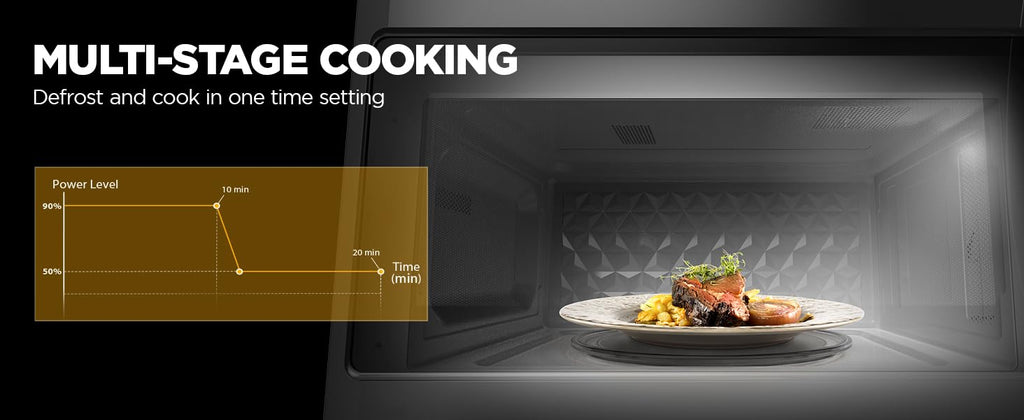 BLACK+DECKER EM044KB19 Over The Range Microwave Oven with One Touch, 1000 Watts, 400 CFM and Auto Cooking, OTR 1.9 Cu.ft