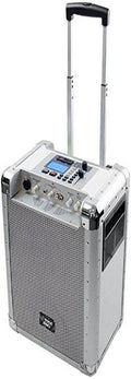 Pyle White 400 Watt Outdoor Portable Wireless PA Loud speaker System with Rechargeable Battery, Auxiliary RCA jack for ipod, Microphone Jack, USB