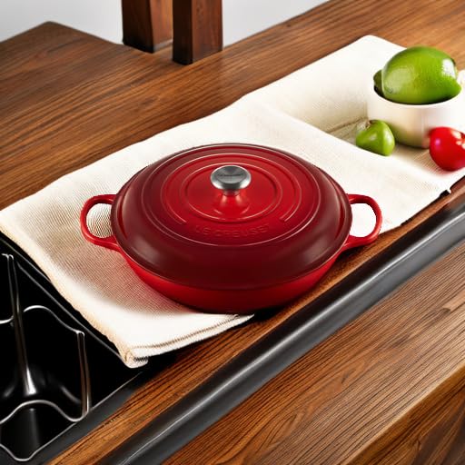 Le Creuset Enameled Cast Iron Signature Braiser, 2.25 qt., Licorice
