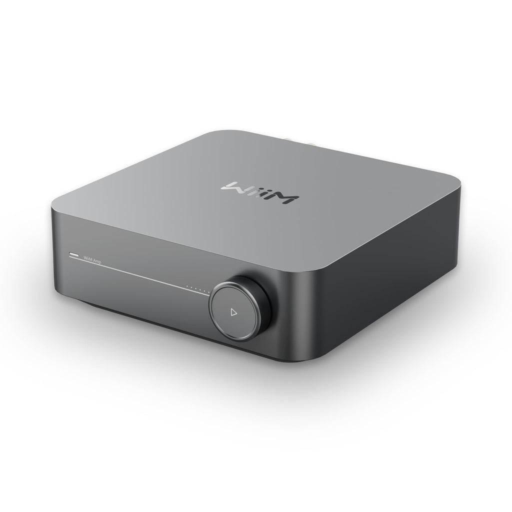 WiiM Amp: Multiroom Streaming Amplifier | Compatible with AirPlay, Google Cast, Alexa | HDMI, Voice Control | Stream from Spotify, Amazon Music
