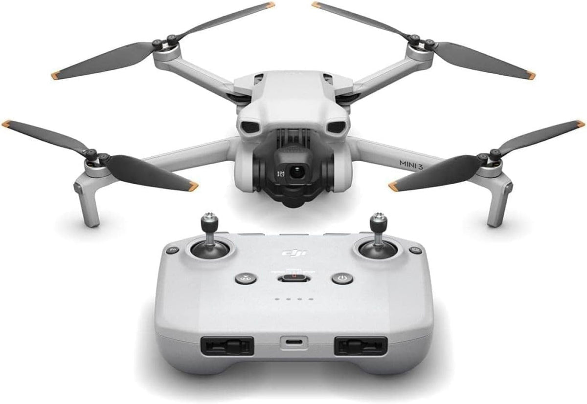 DJI Mini 3, Drones with Camera for Adults 4K, 38-min Flight Time, up to 32800ft (10km) Video Transmission, True Vertical Shooting, GPS Auto Return