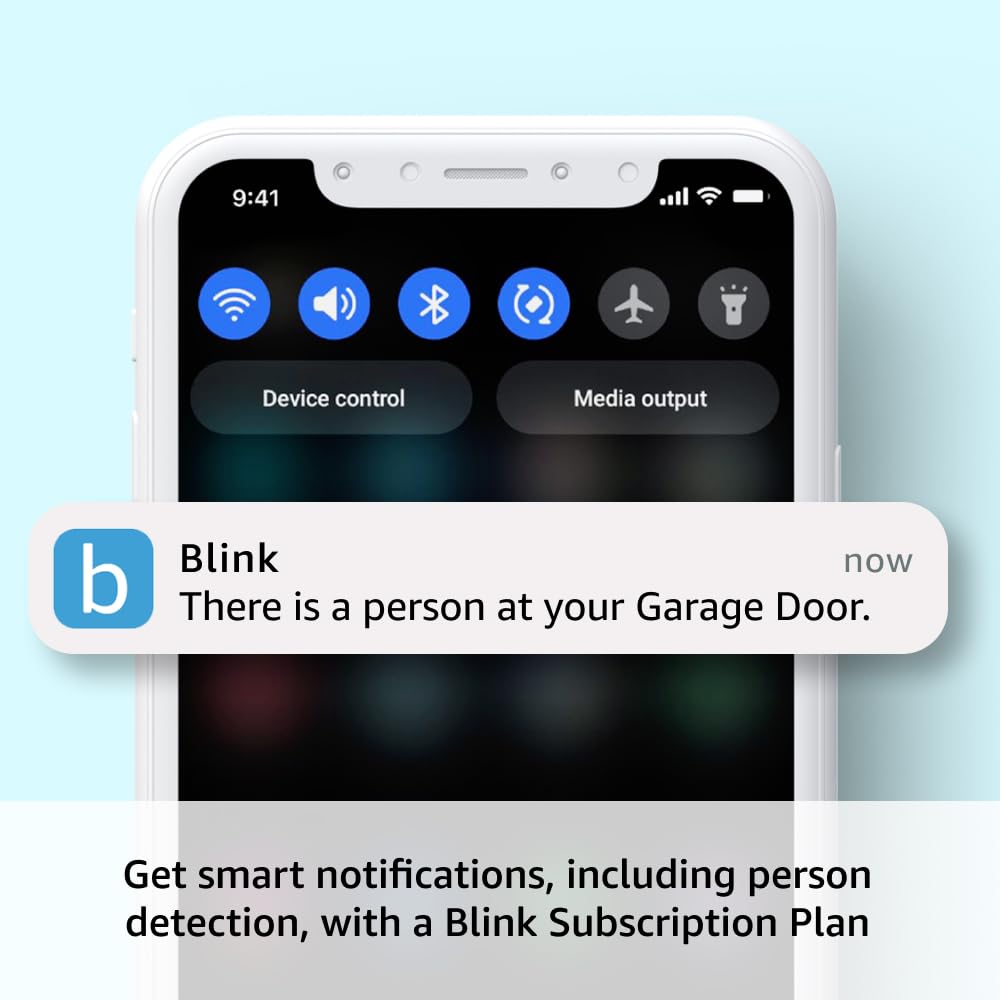 Blink Mini 2  Home Security & Pet Camera with HD video, color night view, motion detection, two-way audio, and built-in spotlight  1 camera (White)