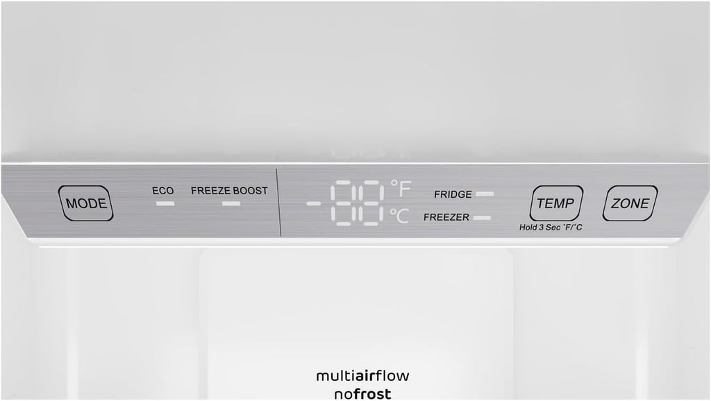 Sharp SJB1255GS Bottom-Freezer Counter-Depth Refrigerator, 24 Inch, 11.5 Cubic Foot, Garage Ready