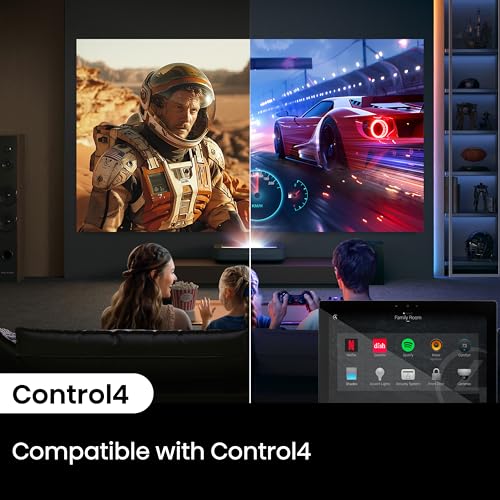 Hisense PX3-PRO Ultra Short Throw Triple Laser Projector, 4K UHD, 80 C 150, 3,000 Lumens, 3000:1 Contrast, Dolby Vision & Atmos, IMAX Enhanced, 240