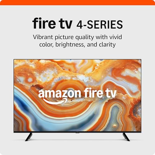 Amazon Fire TV 43" 4-Series 4K UHD smart TV, stream live TV without cable, 2024 release