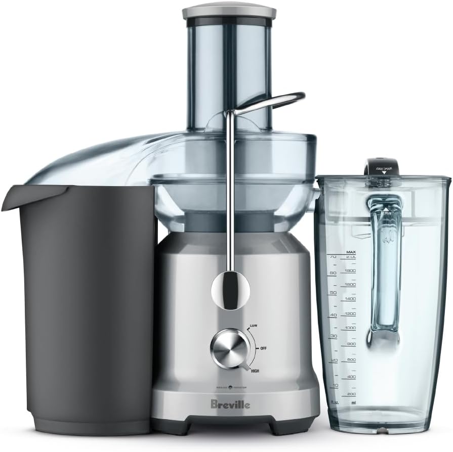 Breville BJE430SIL Juice Fountain Cold, 70 fl oz, Silver