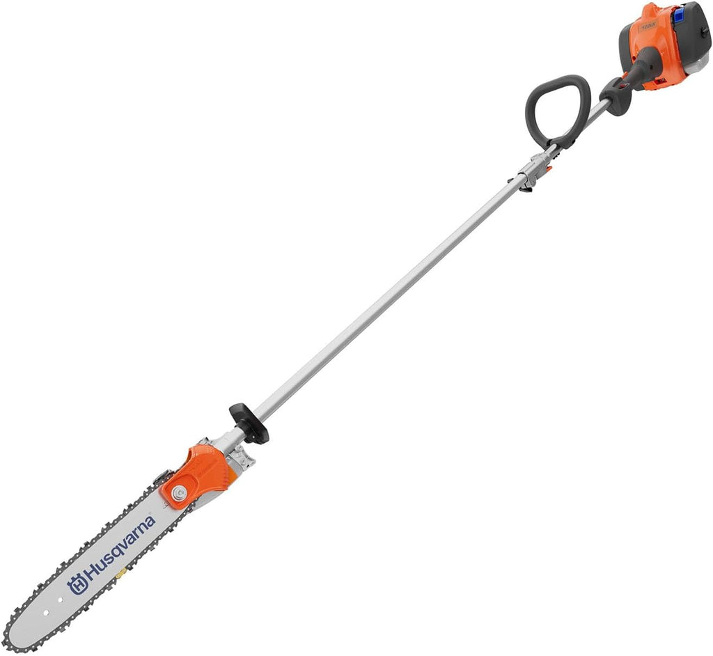 Husqvarna 122LKP Gas Pole Saw, Multi-Purpose Tool with Pole Saw Attachment, Equipped with X-CUT Chain, 12-foot Reach Cuts Limbs up to 8 Inches Thick